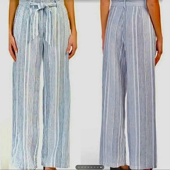 C&C California 100% Linen Wide Leg Pants - Picture 1 of 1